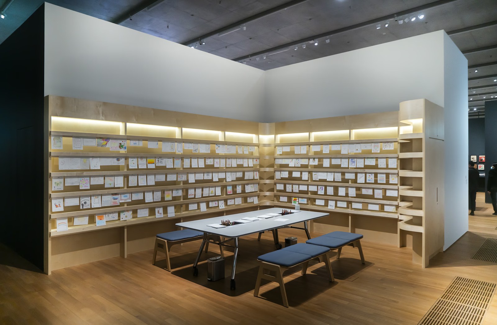 M+ Learning & Interpretation/Breakout Spaces — 學習空間的互動牆及模組座席
