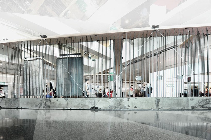 M+ Installation Structure/Art Basel HK — 通透鋼桿形成的展場