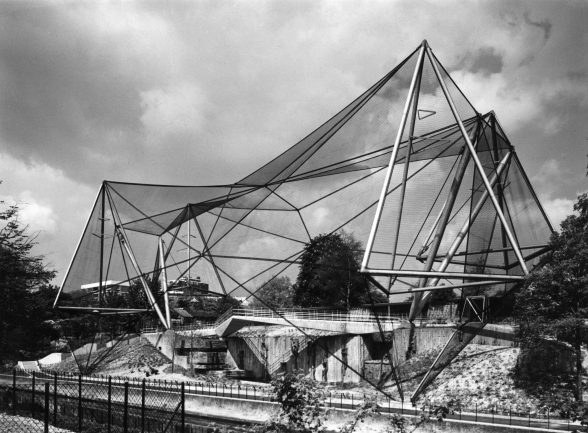 Snowdon Aviary 斯諾登鳥舍 — 歷史已建鳥舍照片,RIBA Collections